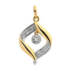 Natural Diamond Pendant 4PNSJ018