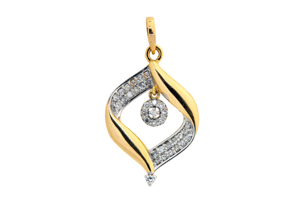 Natural Diamond Pendant 4PNSJ018