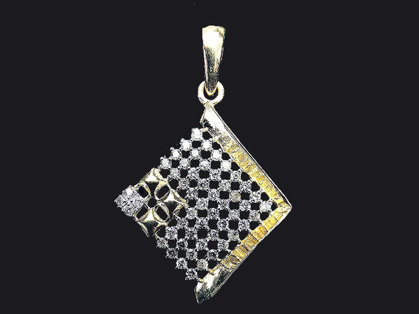 14K Hallmarked Gold | Natural Diamond Pendant 4PNSJ021