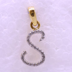 14K Hallmarked Gold | Natural Diamond Pendant 4PNSJ030