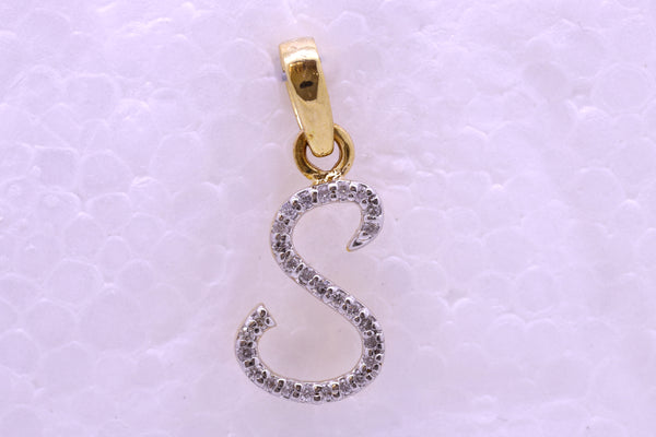 14K Hallmarked Gold | Natural Diamond Pendant 4PNSJ030