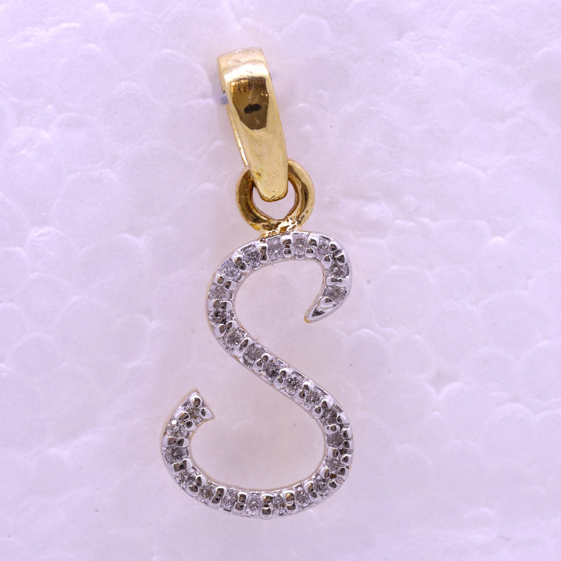 14K Hallmarked Gold | Natural Diamond Pendant 4PNSJ030
