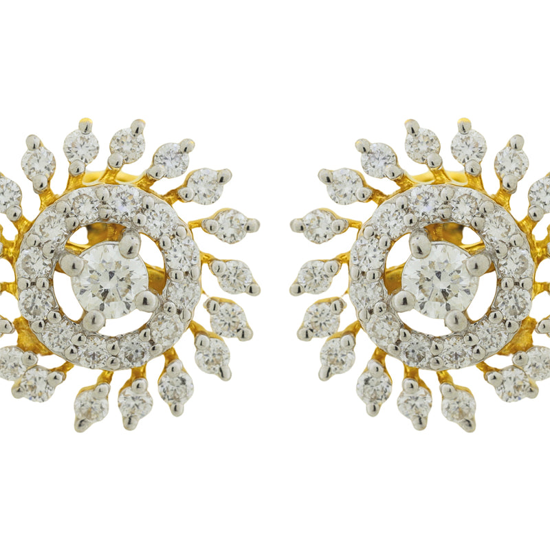 14K Hallmarked Gold | Lab Grown Diamond Tops 4PNSJ047T