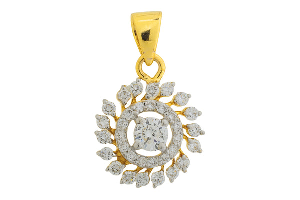 14K Hallmarked Gold | Lab Grown Diamond Pendant 4PNSJ047