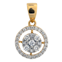 14K Hallmarked Gold | Lab Grown Diamond Pendant 4PNSJ051