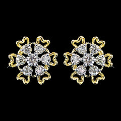 14K Hallmarked Gold | Natural Diamond Tops 4PNSJ060T