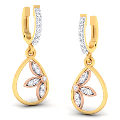 14K Hallmarked Gold | Lab Grown Diamond Tops 4PNSJ064T