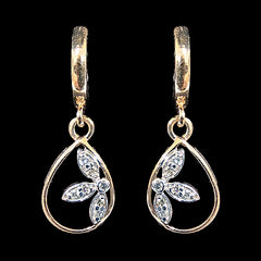 14K Hallmarked Gold | Natural Diamond Tops 4PNSJ064T