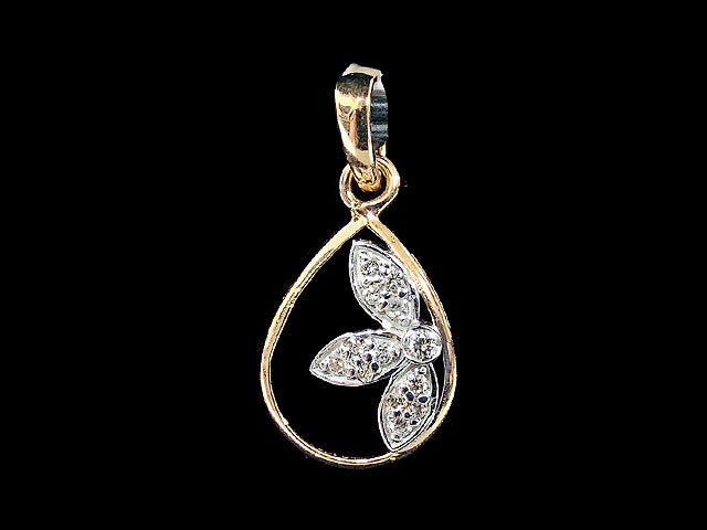 14K Hallmarked Gold | Lab Grown Diamond Pendant 4PNSJ064