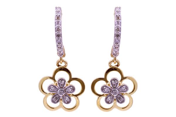 14K Hallmarked Gold | Natural Diamond Tops 4PNSJ066AT