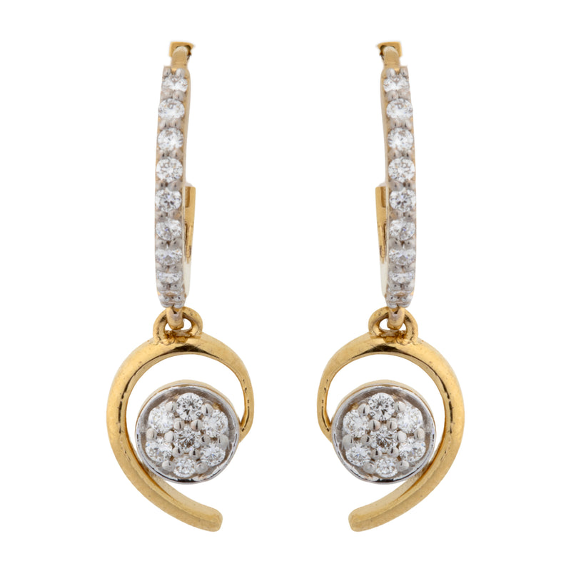 14K Hallmarked Gold | Lab Grown Diamond Tops 4PNSJ067AT