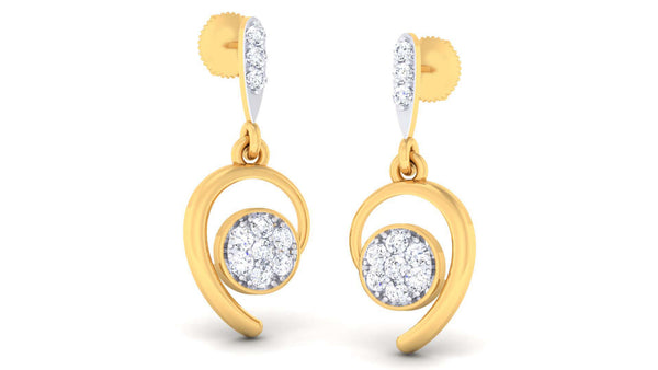 14K Hallmarked Gold | Lab Grown Diamond Tops 4PNSJ067T