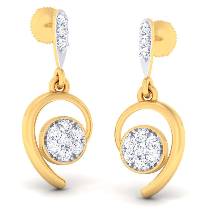 14K Hallmarked Gold | Lab Grown Diamond Tops 4PNSJ067T