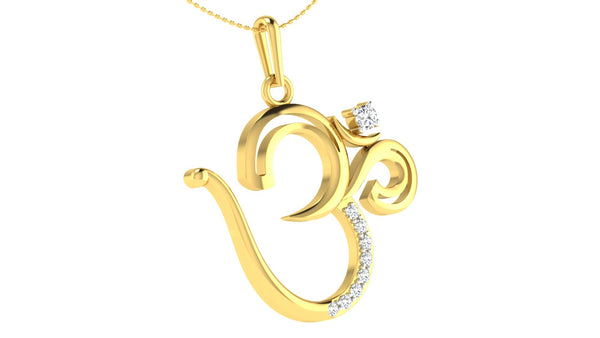 14K Hallmarked Gold | Natural Diamond Pendant 4PNSJ069
