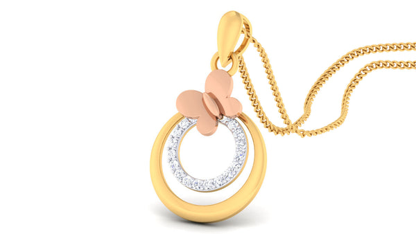 Natural Diamond Pendant 4PNSJ071