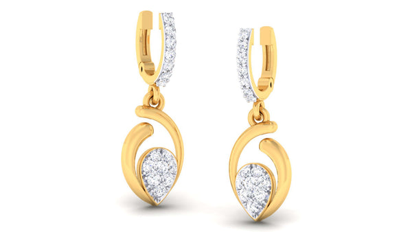 14K Hallmarked Gold | Lab Grown Diamond Tops 4PNSJ075AT