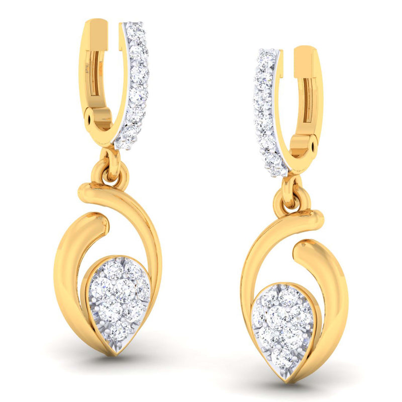 14K Hallmarked Gold | Lab Grown Diamond Tops 4PNSJ075AT