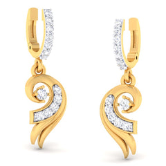 14K Hallmarked Gold | Natural Diamond Tops 4PNSJ077T