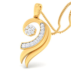14K Hallmarked Gold | Lab Grown Diamond Pendant 4PNSJ077