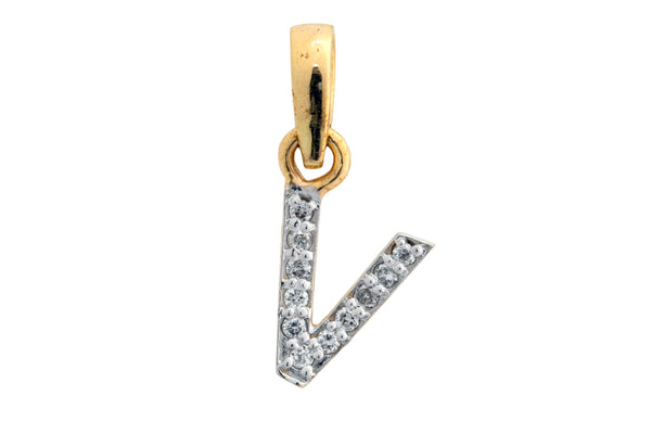 14K Hallmarked Gold | Natural Diamond Pendant 4PNSJ085