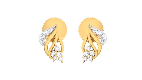 14K Hallmarked Gold | Natural Diamond Tops 4PNSJ094T
