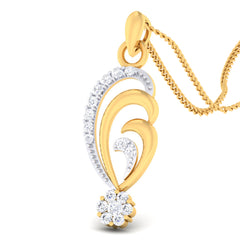 Natural Diamond Pendant 4PNSJ105