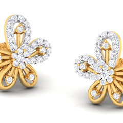 14K Hallmarked Gold | Lab Grown Diamond Tops 4PNSJ109T
