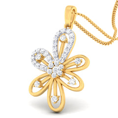 14K Hallmarked Gold | Lab Grown Diamond Pendant 4PNSJ109