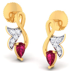 14K Hallmarked Gold | Lab Grown Diamond Tops 4PNSJ111T