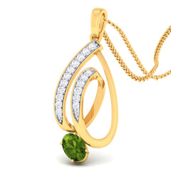 Natural Diamond Pendant 4PNSJ119