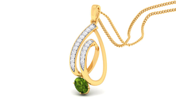 Natural Diamond Pendant 4PNSJ119