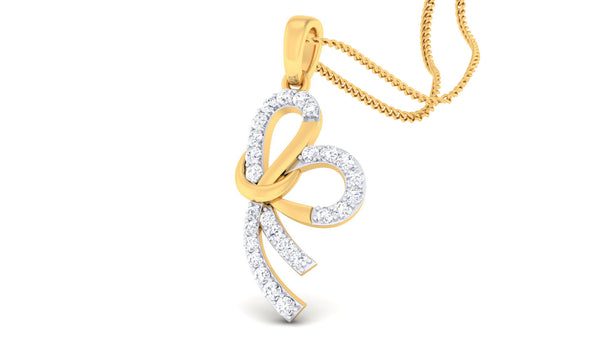 14K Hallmarked Gold | Natural Diamond Pendant 4PNSJ120