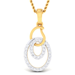 Natural Diamond Pendant 4PNSJ124