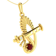 Natural Diamond Pendant 4PNSJ128