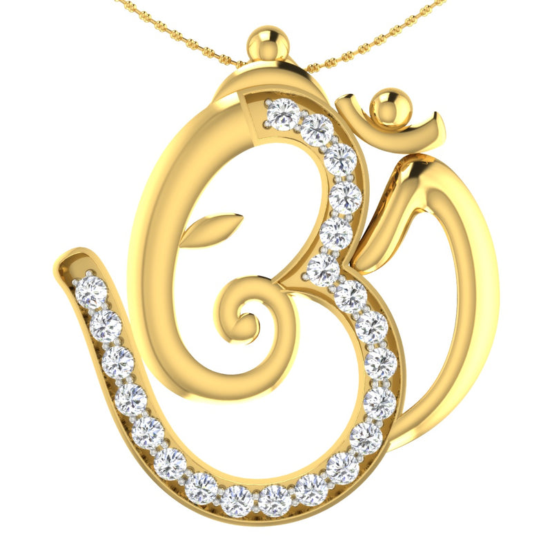 Natural Diamond Pendant 4PNSJ129