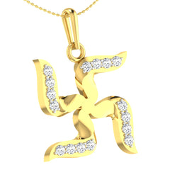 Natural Diamond Pendant 4PNSJ134