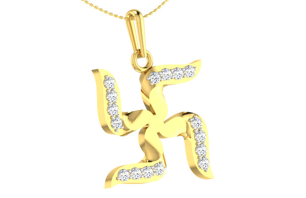 Natural Diamond Pendant 4PNSJ134