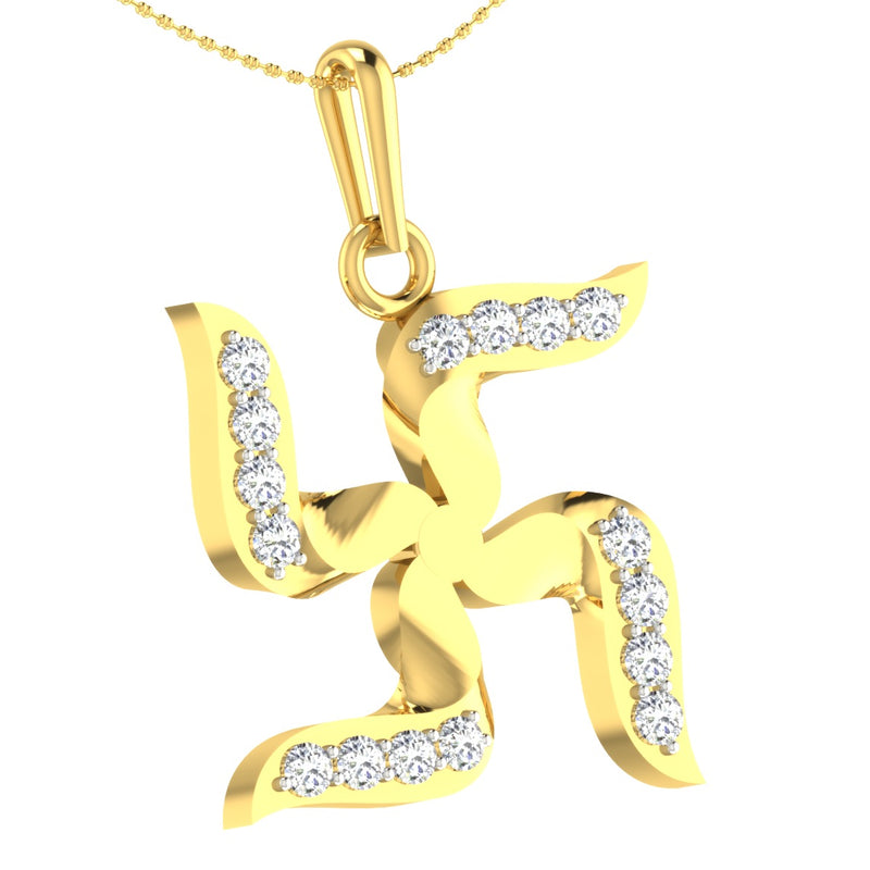 Natural Diamond Pendant 4PNSJ134