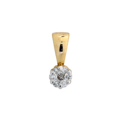 Natural Diamond Pendant 4PNSJ145