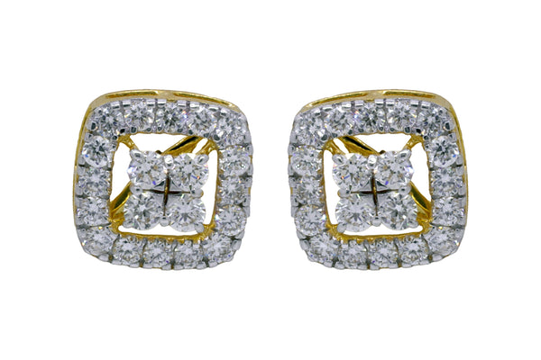 14K Hallmarked Gold | Lab Grown Diamond Tops 4PNSJ168T