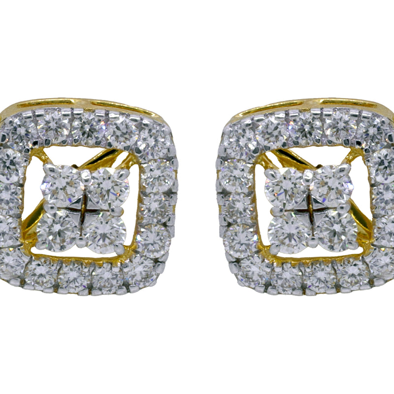 14K Hallmarked Gold | Lab Grown Diamond Tops 4PNSJ168T