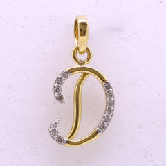 14K Hallmarked Gold | Natural Diamond Pendant 4PNSJ187