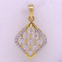 14K Hallmarked Gold | Lab Grown Diamond Pendant 4PNSJ210