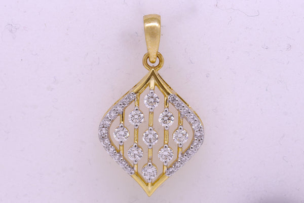 14K Hallmarked Gold | Lab Grown Diamond Pendant 4PNSJ210