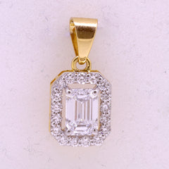 14K Hallmarked Gold | Lab Grown Diamond Pendant 4PNSJ227