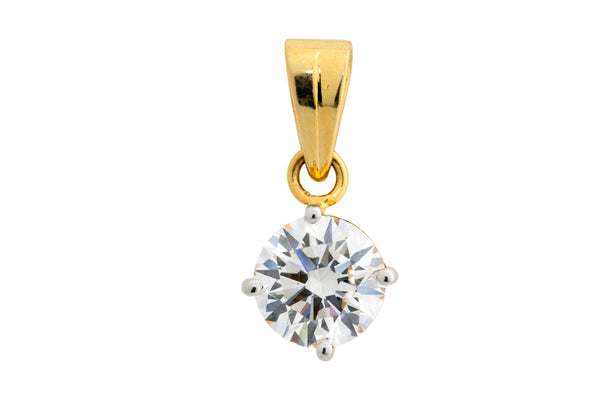 14K Hallmarked Gold | Lab Grown Diamond Pendant 4PNSJ231A