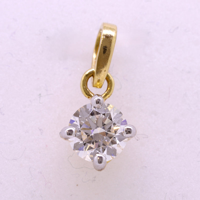 14K Hallmarked Gold | Lab Grown Diamond Pendant 4PNSJ231