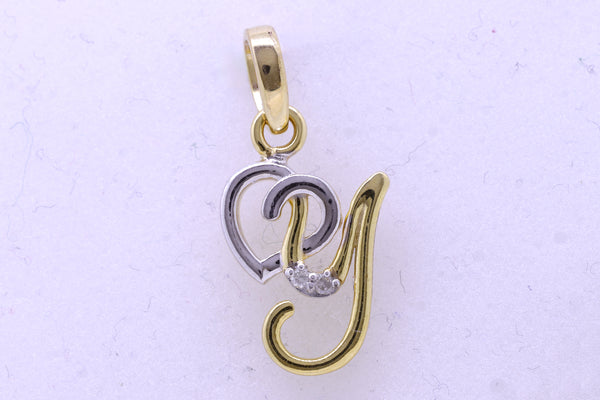 14K Hallmarked Gold | Natural Diamond Pendant 4PNSJ244