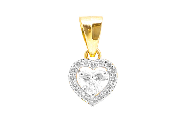 14K Hallmarked Gold | Lab Grown Diamond Pendant 4PNSJ247