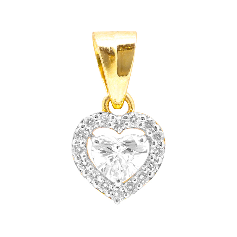 14K Hallmarked Gold | Lab Grown Diamond Pendant 4PNSJ247